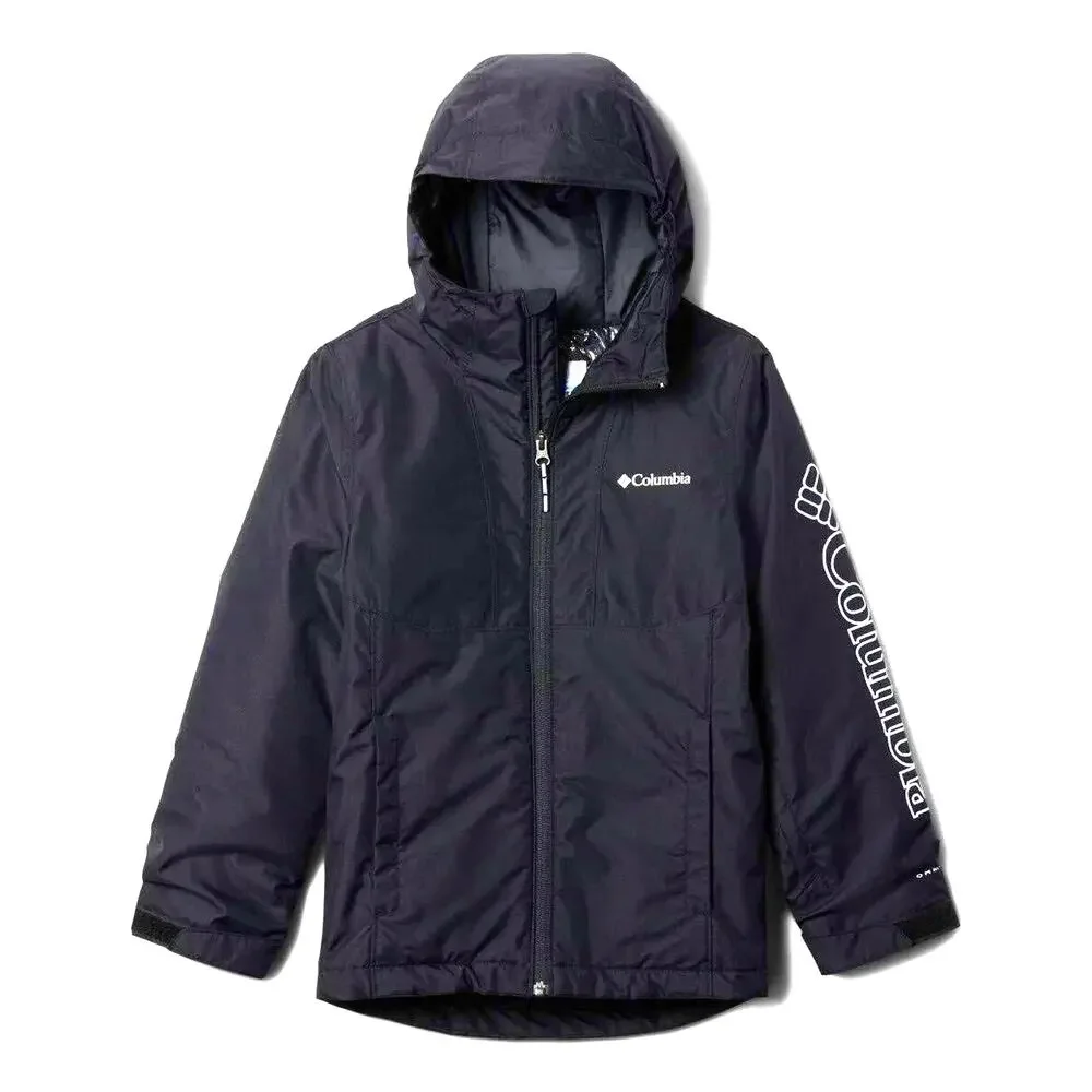 NWT Columbia Boys Timber Turner Jacket Size XXS 4-5 Black SB0037-010 Omni tech